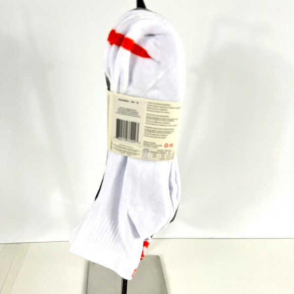 NEW Merrell Men Cushioned Cotton Quarter Crew Socks 6 Pairs Multicolor Sz 9-12 - Picture 5 of 12